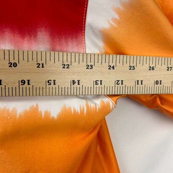 Ellen Tracy Women's XS Gradient Multicolor Short Sleeve Jacket Front Pockets - Picture 4 of 16